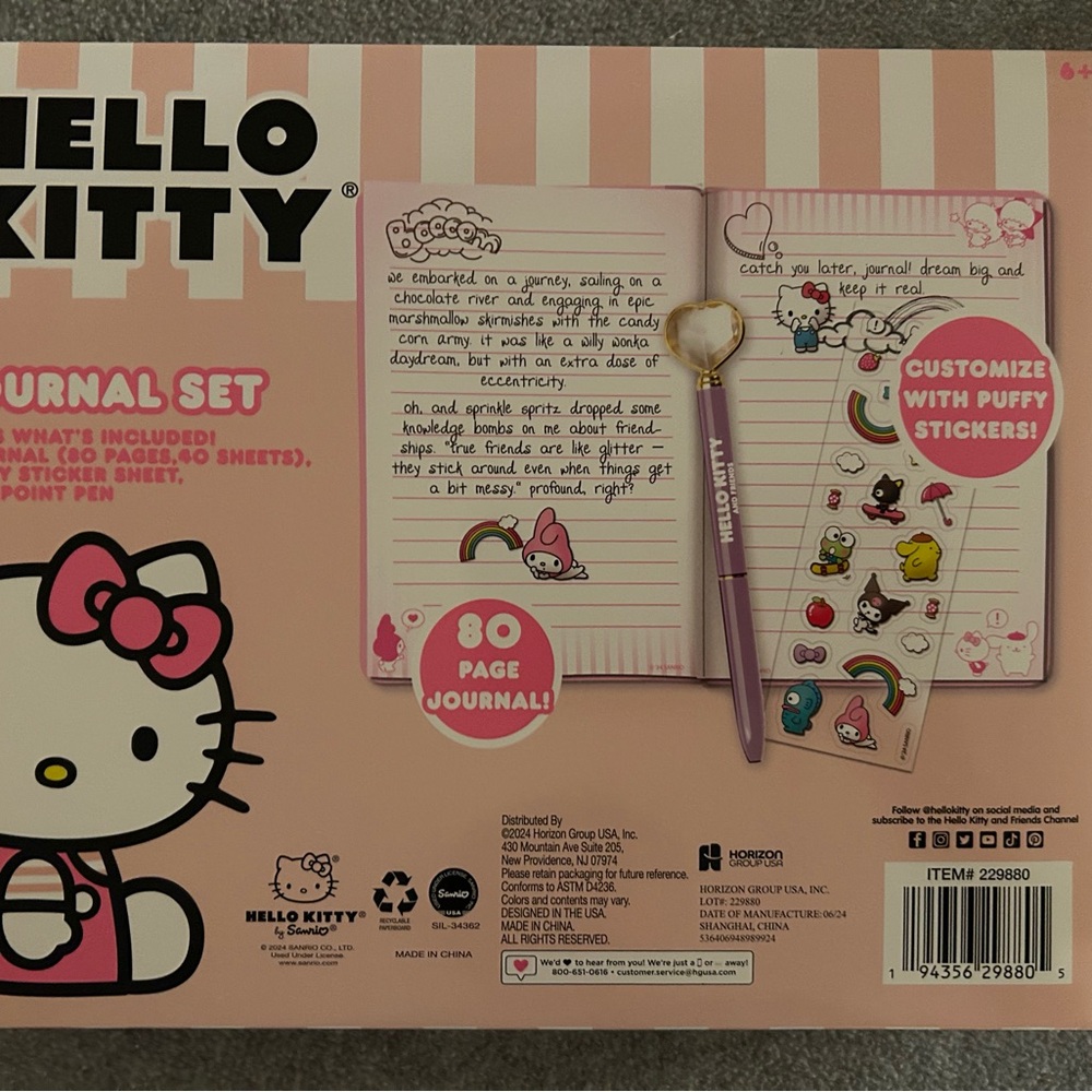 Hello Kitty Journal Set - Picture 3 of 4
